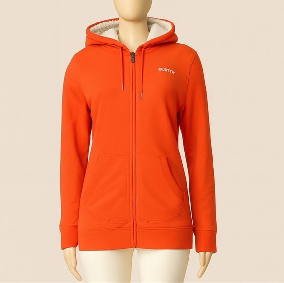 Burton Sweaters - Burton Sherpa-Lined Zip Hoodie – Size Medium